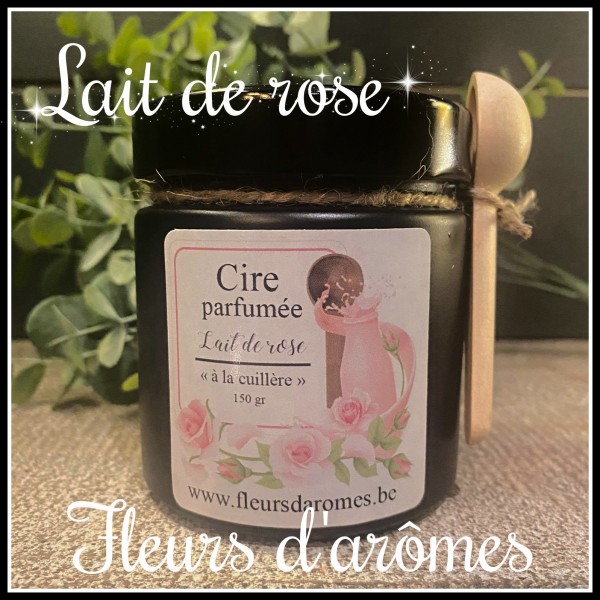 Cire parfumée: Lait de rose