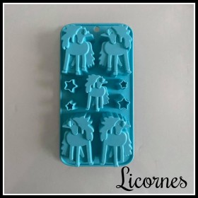 Moule en silicone: Licornes