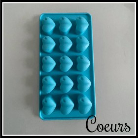 Moule en silicone: Cœurs