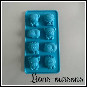 Moule en silicone: Lions-oursons