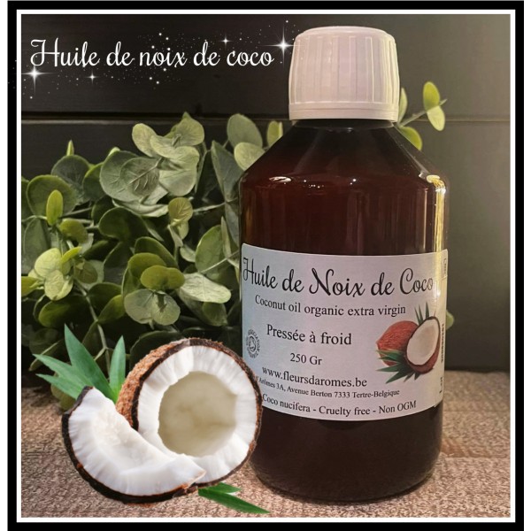 Huile de noix de coco extra vierge Bio 250gr