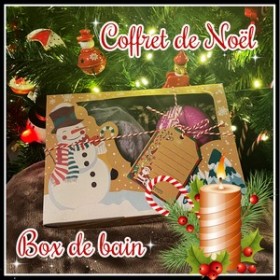 Coffret de Noël box de bain