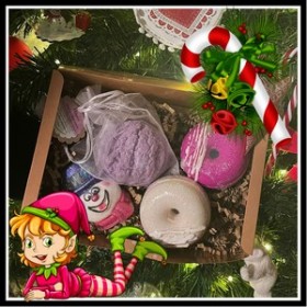 Coffret de Noël box de bain