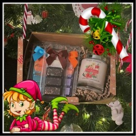 Coffret de Noël box bougies et fondants