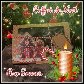 Coffret de Noël box savons