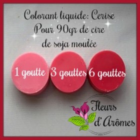 Colorant liquide bougie: Cerise