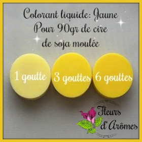 Colorant liquide bougie: Jaune