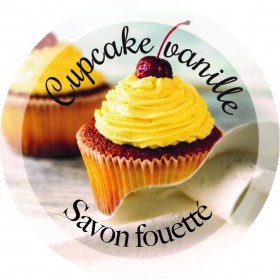 Savon fouetté: Cupcake vanille