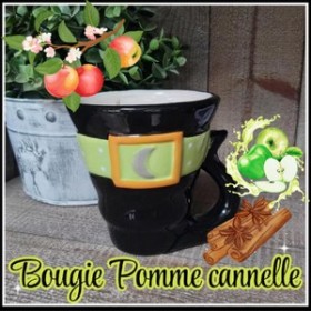 Bougie chapeau Pomme cannelle