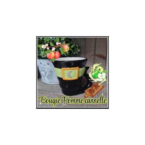 Bougie chapeau Pomme cannelle