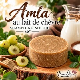 Shampoing solide:Amla-Lait de chèvre