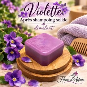 Après shampoing solide: Violette