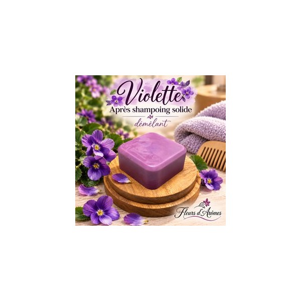 Après shampoing solide: Violette