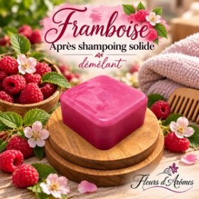 Après shampoing solide: Framboise