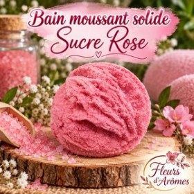 Bain moussant: Sucre rose