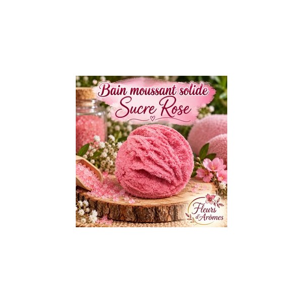 Bain moussant: Sucre rose