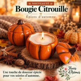 Bougie Citrouille