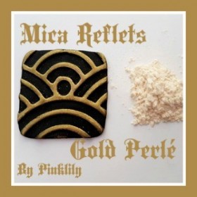 Mica Reflets Gold Perlé