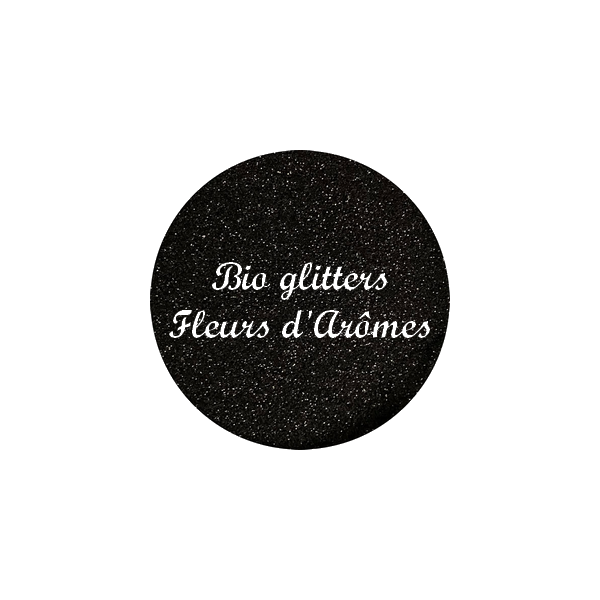Bio Glitters Noir 008