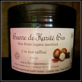 Beurre de karité Brut Biologique non raffiné 250gr